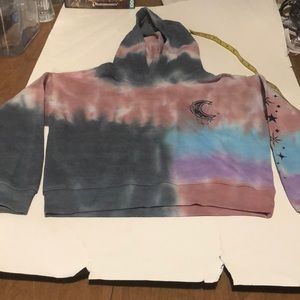 Girls crop top hoodie